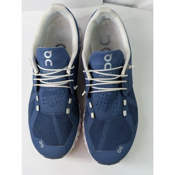 On Running Women’s Cloud Shoes Blue White Swiss Engineering US W10 - Picture 3 of 13
